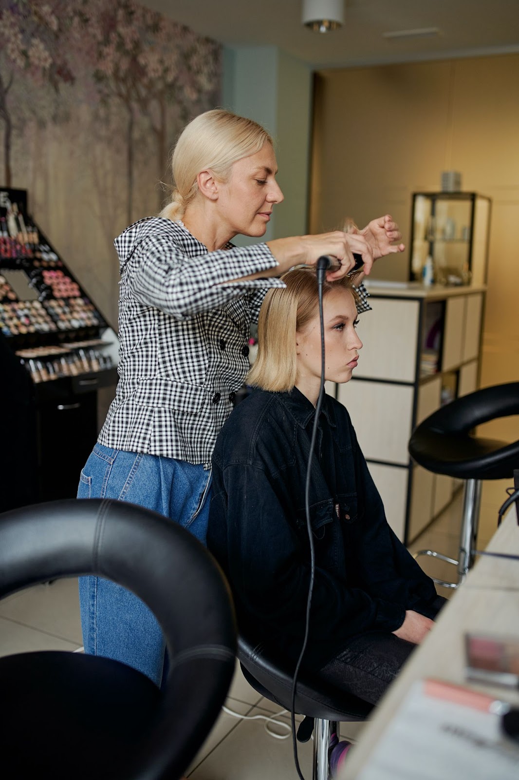 Home business room for a hair dresser