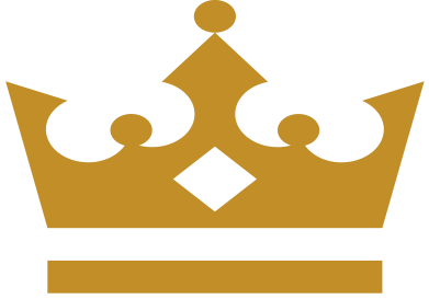 Kingdom Garden Rooms Gold Crown Logo
