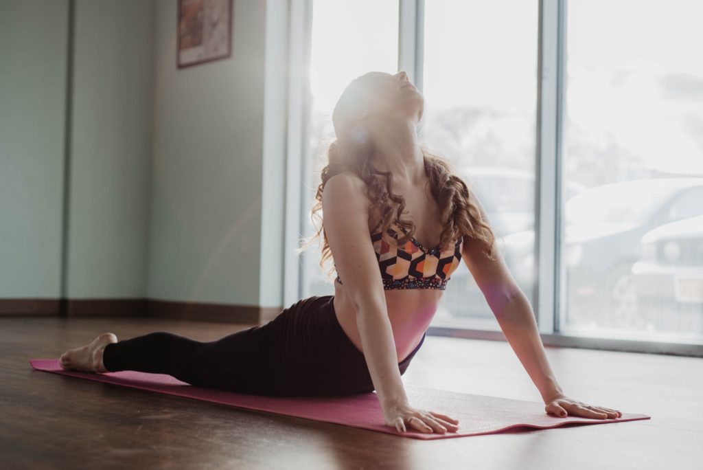 Garden yoga studio
