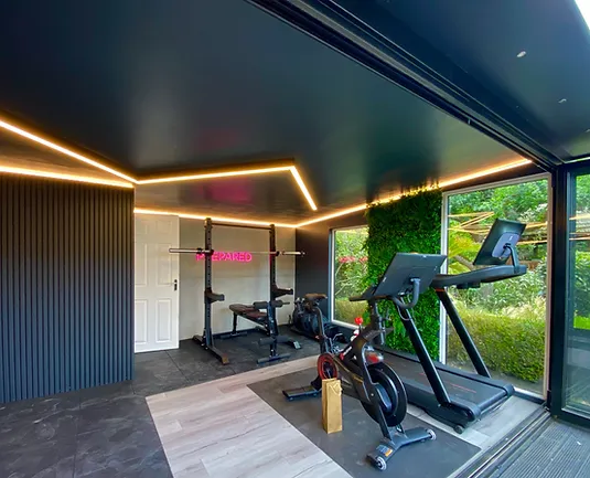 Garden room home gym